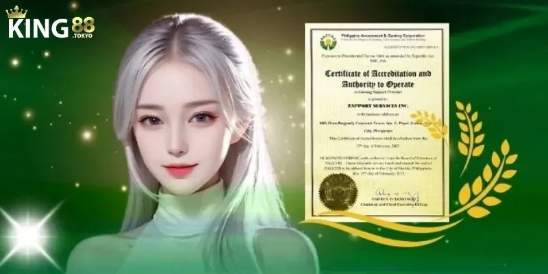 King88 Giấy phép hoạt động